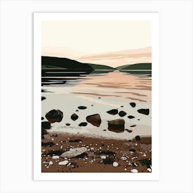 Sunset By The Sea 1 Art Print