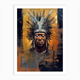 Cultural Kaleidoscope: Vibrant Insights into Native Art Art Print