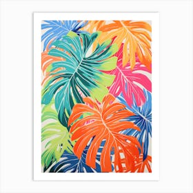 Tropical Leaves 8 Art Print