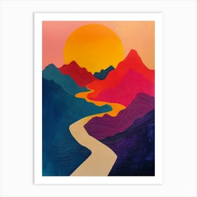 'Sunset' 3 Art Print