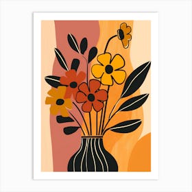 Flowers In A Vase 80 Art Print