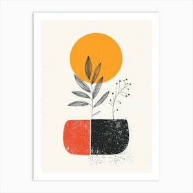 Plant In A Pot 6 Art Print