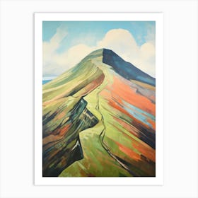 Pen Y Fan Wales Mountain Painting Art Print