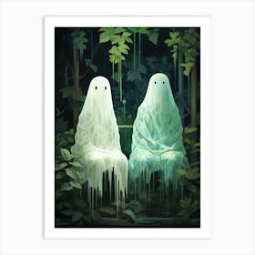 ghosts in the forest 2 Art Print