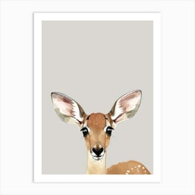 Fawn Look Art Print