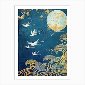 Asian Birds Art Print