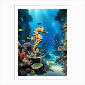 Beauty of underwater world 4 Art Print