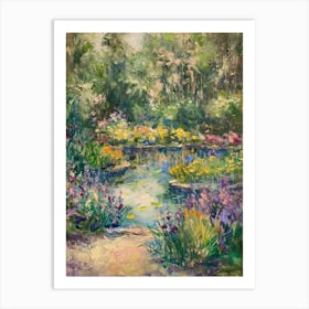  Floral Garden Garden Melodies 1 Art Print