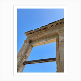 Window Of An Ancient Greek Theater Art Print