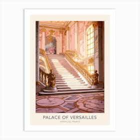 Palace Of Versailles Versailles France Travel Poster Art Print