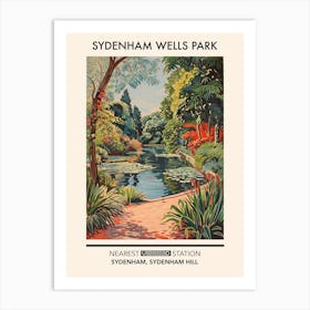 Sydenham Wells Park London Parks Garden 4 Art Print