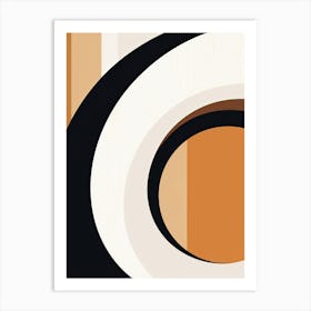 Essence Of Bauhaus; Beige Art Print