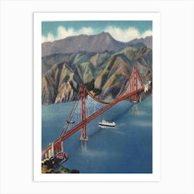 Golden Gate Bridge Art Print