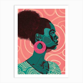 Afro-American Woman 32 Art Print