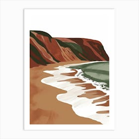 Cliffs Of Dorset Art Print