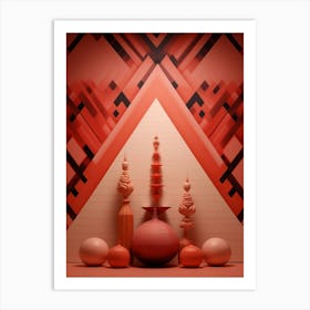 Cultural Geometric Patterns 4 Art Print