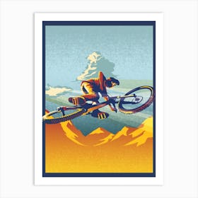 My Air Miles Cycling Art Print