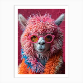 Llama Art Print