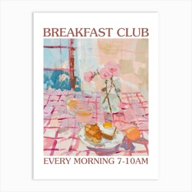 Breakfast Club Eggs Benedict 2 Art Print