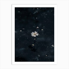 Flower In The Water 8 Art Print