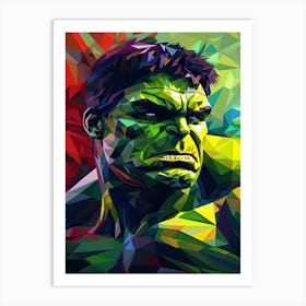 Hulk Marvel 1 Art Print