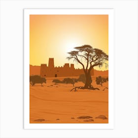 Saharan Desert Art Print