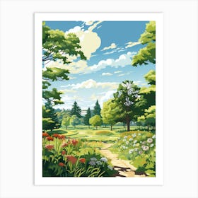 Royal Botanical Gardens Burlington Canada Illustration 2  Art Print