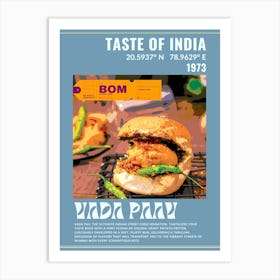 Vada Paav - Mumbai Street Food Art Print