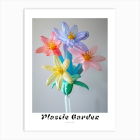Dreamy Inflatable Flowers Poster Love In A Mist Nigella 3 Art Print