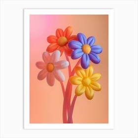 Dreamy Inflatable Flowers Oxeye Daisy 3 Art Print