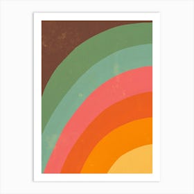 Vintage Rainbow Art Print