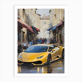 Tribute To Lamborghini  Art Print