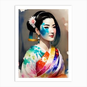 Geisha 106 Art Print