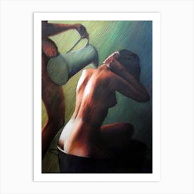 Bathing Nude (2012) Art Print