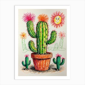 Cactus 12 Art Print