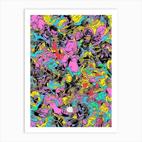 Psychedelic Painting 6 Art Print