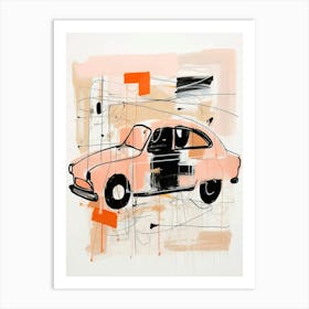 Car Style Abstract Art Print