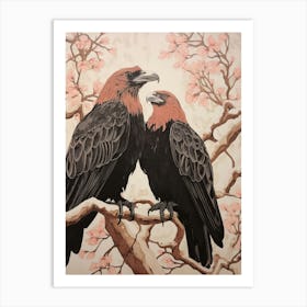 Art Nouveau Birds Poster Vulture 2 Art Print