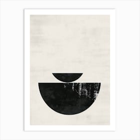 Ayr Stone Park Bauhaus Minimalist Art Print