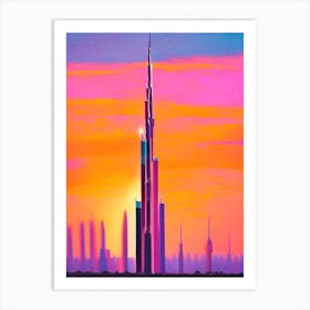The Burj Khalifa Art Print
