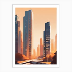 Tallscape Art Print