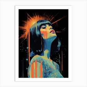 Ritual Of The Sun | Glowing Pop Art Art Print