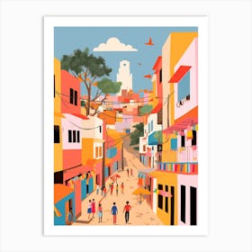 Paraguay 1 Travel Illustration Art Print