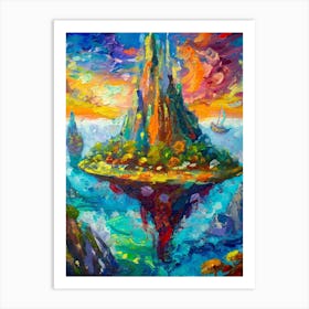 Island In The Sky Art Print