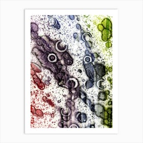 Watercolor Abstraction Modern Art Art Print