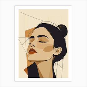 Portrait Of A Woman 6 Art Print