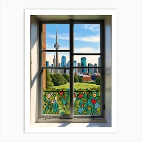 Toronto Stained Glass Window Art Print