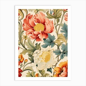 Floral Pattern 12 Art Print