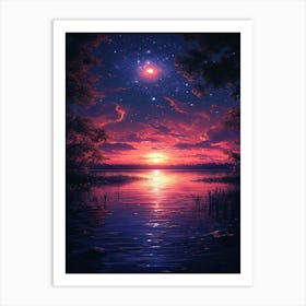 Night Sky 10 Art Print