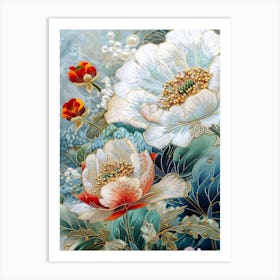 Chinese Flower Painting 69 Art Print